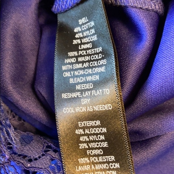 Jessica Howard Sheath Dress Purple Lace Size 6 - Picture 6 of 7
